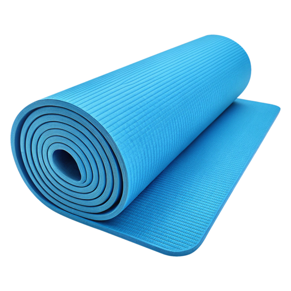 fitness-yoga-mat-neatly-rolled-on-transparent-background-free-png 高密度防滑加厚瑜珈墊